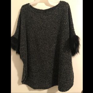 Oversized sweater top